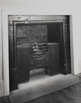 Interior.
Detail of fireplace in NE angle tower.