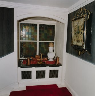 Interior.
View of window recess in ground floor staircase hall.