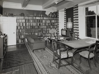 Interior.
View of first floor television room.