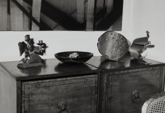 Interior.
View of ornaments in first floor Victorian Room.