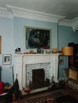 Interior.
View of fireplace in first floor drawing room.