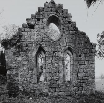 View of E gable from E.