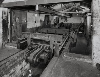 Interior.
View of ropery, 100-ton Test Range from WSW of winch house and front end of winch unit.