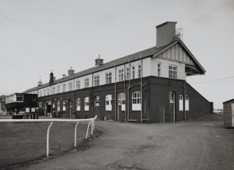 View of main stand from SE.