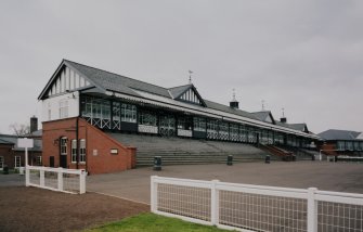 View of grandstand from E