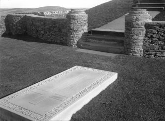 View of Francis Edward tombstone.