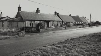 View of cottages from North-West.