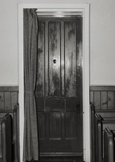 Internal door, detail
