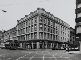 Glasgow, 80-82 James Watt Street, Warehouses.
General view from North-West.