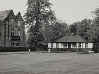 Glasgow, Gartloch Road, Gartloch Hospital, interior.
View of bowling pavilion from North.