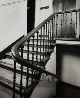 Glasgow, 84-86 Craigie Street, Craigie Street Police Station, interior.
Detail of North-East staircase.