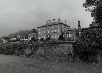 View of house from lower terrace