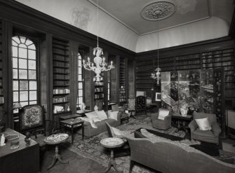 Interior.
View of Library from the NW.