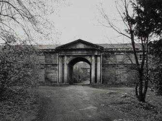 View of entrance portico from SE.