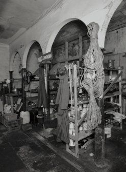 Interior.
View of stalls.