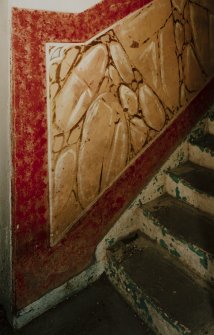 Interior.
Detail of staircase decoration.