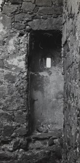 Interior.
View of garderobe in NE corner of first floor.