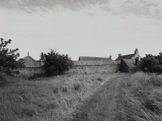 View of steading from W.