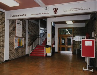 View of entrance hall from South