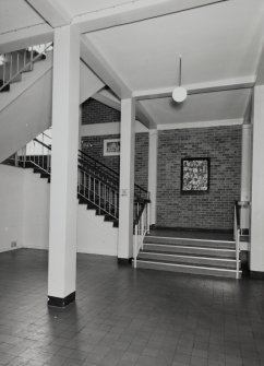 View of West staircase at ground floor level