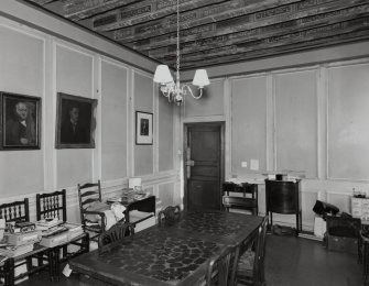 1st. floor, dining-room, interior view from South West.