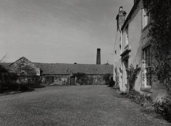 Steading courtyard from W