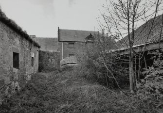 Dairy buildings. Courtyard. View from SW