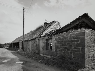 Dairy buildings and NE Range. View from W