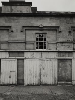 Detail of garage door.