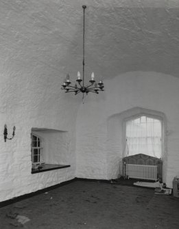Interior. Ground floor vaulted  dining room