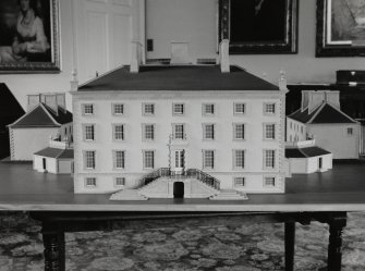 Arniston House model, view showing S front