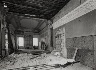 Interior.
View of former dining and drawing rooms from S.