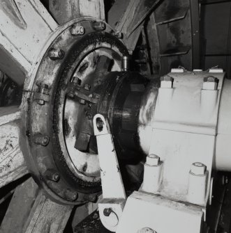 Interior.
Detail of cable drum of no. 2 shaft's winder.