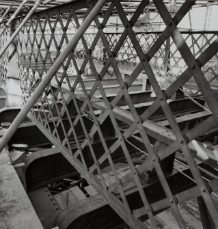 Detail of lattice parapet.