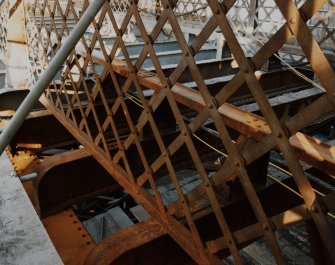 Detail of lattice parapet.