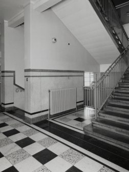 Interior.1959 secondary staircase from W