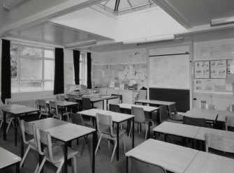 Interior. A sample classroom
