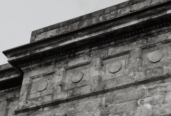 Detail of decorative reliefs.