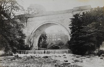 Dalkeith Policies, Montagu Bridge.
View of bridge from North.
Insc.:'Dalkeith Palace & Montague Bridge.'