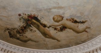 Interior.
Detail of stairwell ceiling.