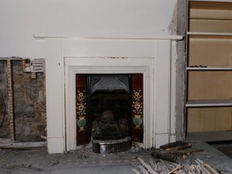 Interior.
Detail of chimneypiece in ground floor SW room.