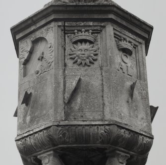 Detail of N sundial.