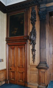 Interior.
Detail of door and surround, dining room, first floor.