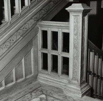 Interior.
Detail of staircase, ground floor.