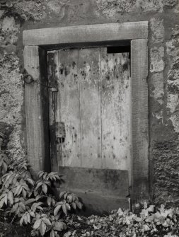 Entrance door, detail