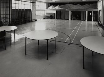 Interior.
View of hall from NNW.