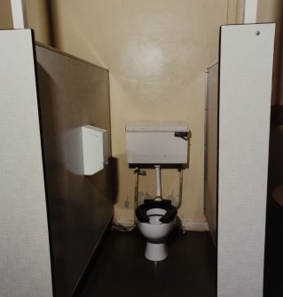 Interior.
Detail showing WC cubicle in primary I toilets.