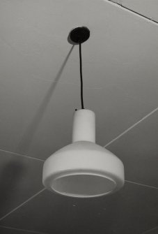 Interior.
Detail showing ceiling light in study/dining area.
