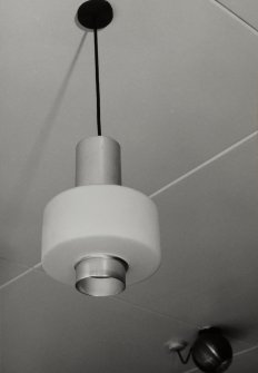 Interior.
Detail showing ceiling light in study/dining area.