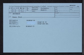 Westerton, NN81SE RR 9a, Ordnance Survey index card, Recto